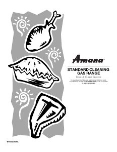 Manual Amana AGR5330BAS Range