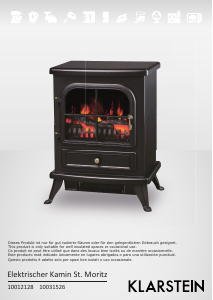 Manual Klarstein 10031526 Electric Fireplace