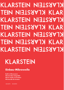Manuale Klarstein 10032592 Microonde