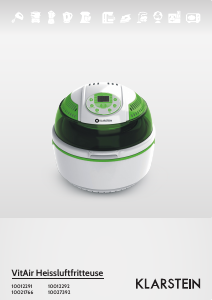 Bedienungsanleitung Klarstein 10027392 VitAir Fritteuse