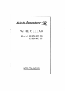 Handleiding Kelvinator KI150WCBS Wijnklimaatkast