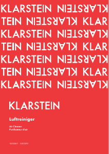 Bedienungsanleitung Klarstein 10013270 Luftreiniger