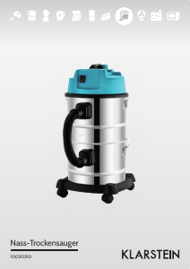 Mode d’emploi Klarstein 10030310 Aspirateur