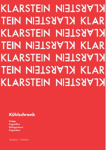 Mode d’emploi Klarstein 10033056 Réfrigérateur