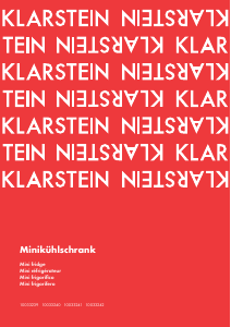 Mode d’emploi Klarstein 10033240 Mini Réfrigérateur