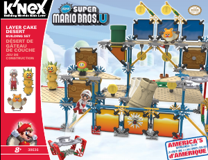 Manuale K'nex set 38636 Super Mario Deserto Layer Cake