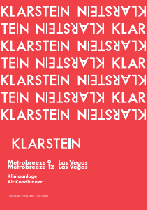 Mode d’emploi Klarstein 10031386 Metrobreeze Climatiseur