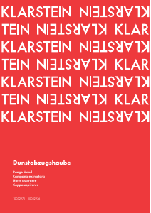 Bedienungsanleitung Klarstein 10032975 Dunstabzugshaube