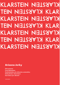 Bruksanvisning Klarstein 10033020 Arizona Jerky Mattorkare
