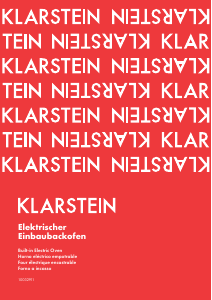 Bedienungsanleitung Klarstein 10032911 Backofen