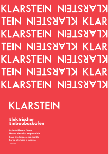 Bruksanvisning Klarstein 10033187 Ugn