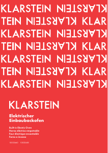 Bruksanvisning Klarstein 10032485 Ugn