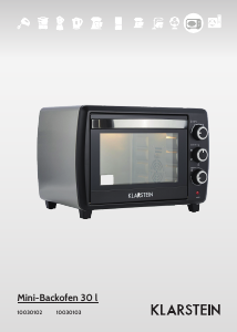 Manual Klarstein 10030102 Mini Oven