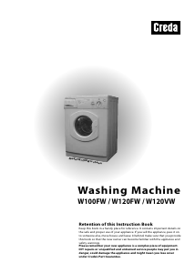 Manual Creda W120FW Washing Machine