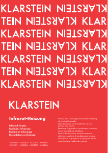 Bruksanvisning Klarstein 10032812 Värmefläkt