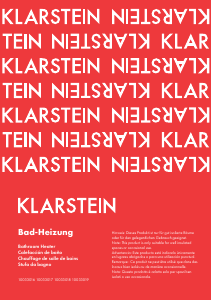 Bruksanvisning Klarstein 10033019 Värmefläkt