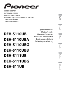 Bedienungsanleitung Pioneer DEH-S111UB Autoradio