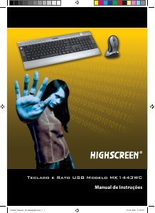 Manual Highscreen MK1443WC Teclado