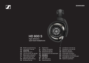 Kullanım kılavuzu Sennheiser HD 800 S Kulaklık