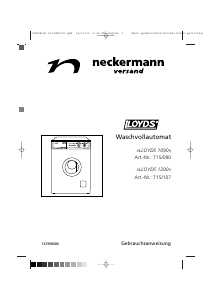 Bedienungsanleitung Lloyds 1090 Waschmaschine