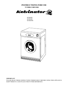 Handleiding Kelvinator KTD60M Wasdroger