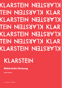 Bruksanvisning Klarstein 10032063 Värmefläkt