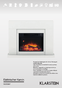 Bedienungsanleitung Klarstein 10030847 Elektrokamin