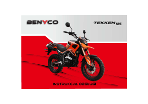 Instrukcja Benyco Tekken 125 Motocykl