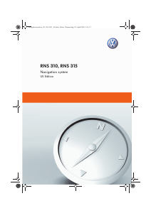 Handleiding Volkswagen RNS 315 Navigatiesysteem