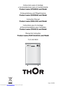 Handleiding Thor TLV1 60 INOX Vaatwasser