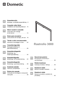 Manual de uso Dometic Rastrollo 3000 Estor enrollable
