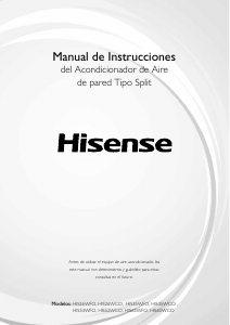 Manual de uso Hisense HIS35WCO Aire acondicionado