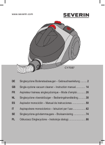 Mode d’emploi Severin CY 7087 Aspirateur