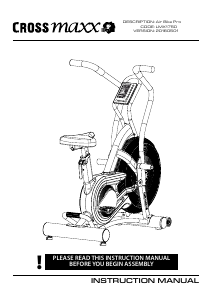 Bruksanvisning Crossmaxx Air Bike Pro Motionscykel