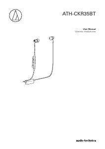 Bruksanvisning Audio-Technica ATH-CKR35BT Hörlurar