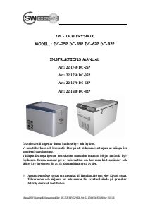 Bruksanvisning SW Exergon DC-82P Kylbox