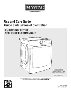 Handleiding Maytag MED5630HW Wasdroger