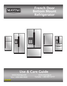 Bruksanvisning Maytag MFT2772HEZ Kyl-frys
