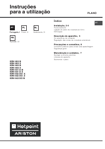Instrukcja Hotpoint-Ariston KRH 641 D B Płyta do zabudowy