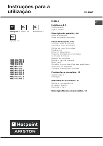 Instrukcja Hotpoint-Ariston KRO 742 TO Z Płyta do zabudowy