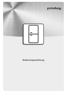 Bedienungsanleitung Privileg PRBN 376W A++ Kühl-gefrierkombination