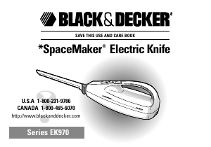 Handleiding Black and Decker EK970 Elektrisch mes