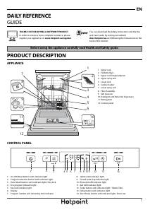 Manual Hotpoint HFC 3C26 X UK Dishwasher