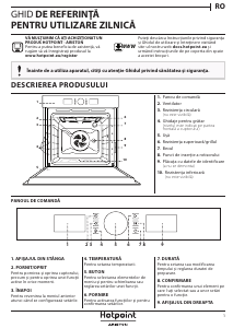 Manual Hotpoint FI4 854 P IX HA Cuptor