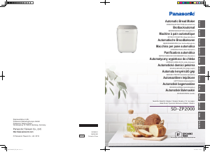 Manual Panasonic SD-ZP2000WXE Bread Maker