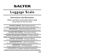 Manuale Salter SL2079 Bilancia per valigia