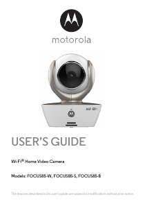 Bruksanvisning Motorola FOCUS85-W Webbkamera