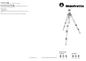 Manual Manfrotto 055XPROB Tripod
