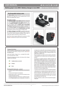 Bruksanvisning Hasselblad Li-ion 2900 Batterigrepp
