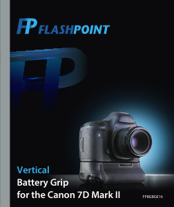 Manual Flashpoint FPBGBGE16 (Canon 7D Mark II) Battery Grip